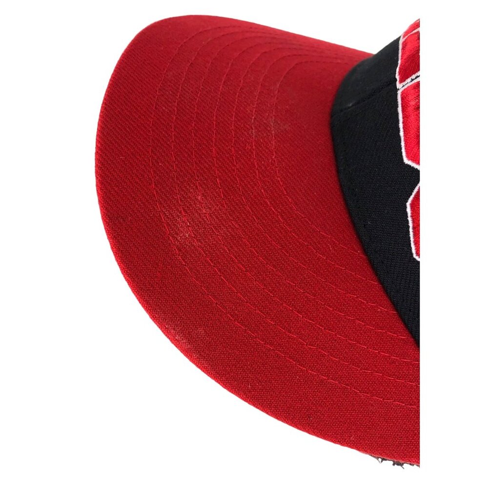 MLB Cincinnati Reds Men's 47 Brand Black/Red 2 Tone Snapback OSFA Embroidered - Picture 4 of 10
